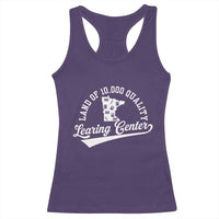 Funny Land Of 10000 Learing Center 2025 Racerback Tank Top Anti Scam Awareness School Quote - Wonder Print Shop