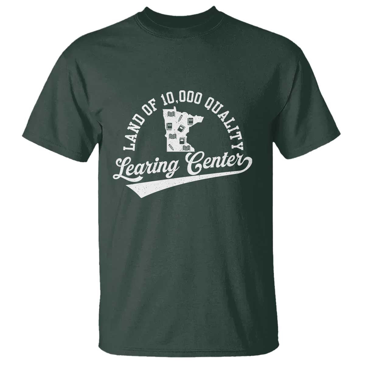 Funny Land Of 10000 Learing Center 2025 T Shirt Anti Scam Awareness School Quote - Wonder Print Shop
