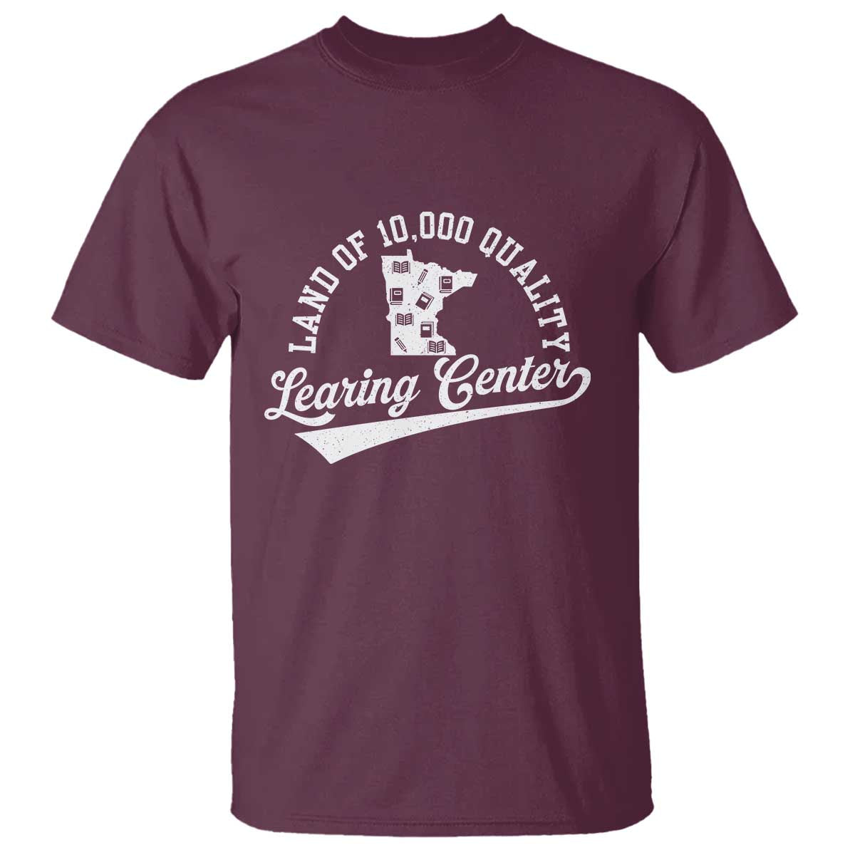 Funny Land Of 10000 Learing Center 2025 T Shirt Anti Scam Awareness School Quote - Wonder Print Shop