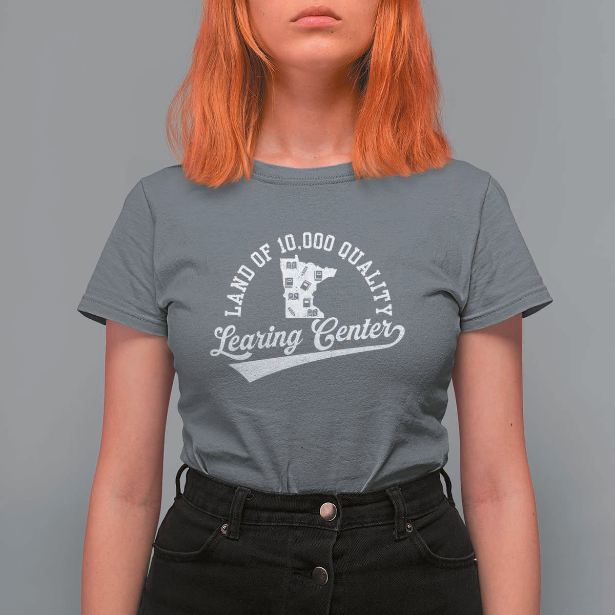 Funny Land Of 10000 Learing Center 2025 T Shirt For Women Anti Scam Awareness School Quote - Wonder Print Shop