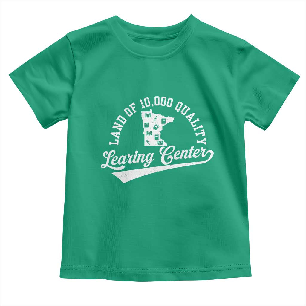 Funny Land Of 10000 Learing Center 2025 Toddler T Shirt Anti Scam Awareness School Quote - Wonder Print Shop