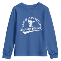 Funny Land Of 10000 Learing Center 2025 Youth Sweatshirt Anti Scam Awareness School Quote - Wonder Print Shop