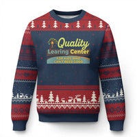 Funny Quality Learing Center For Kids Who Cant Reed Good Ugly Christmas Sweater Anti Scam Awareness - Wonder Print Shop