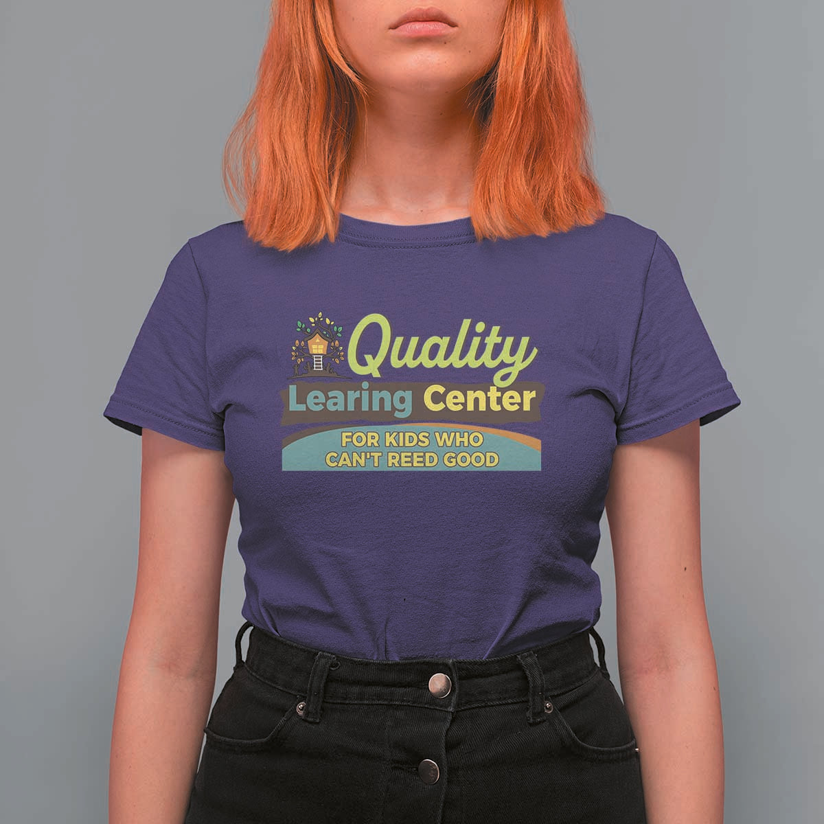 Funny Quality Learing Center For Kids Who Cant Reed Good T Shirt For Women Anti Scam Awareness - Wonder Print Shop
