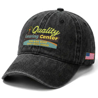 Funny Minnesota Learing Center For Kids Who Cant Reed Good Washed Cotton Baseball Cap Anti Scam Awareness