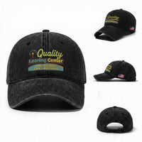 Funny Minnesota Learing Center For Kids Who Cant Reed Good Washed Cotton Baseball Cap Anti Scam Awareness