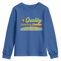 Funny Quality Learing Center For Kids Who Cant Reed Good Youth Sweatshirt Anti Scam Awareness - Wonder Print Shop