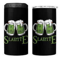 Funny Irish Beer Drinking 4 in 1 Can Cooler Tumbler Slainte St Patrick's Day Shamrock Beer Mugs - Wonder Print Shop
