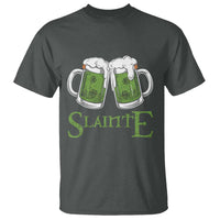 Funny Irish Beer Drinking T Shirt Slainte St Patrick's Day Shamrock Beer Mugs