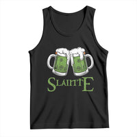 Funny Irish Beer Drinking Tank Top Slainte St Patrick's Day Shamrock Beer Mugs