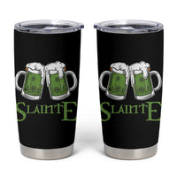 Funny Irish Beer Drinking Tumbler Cup Slainte St Patrick's Day Shamrock Beer Mugs - Wonder Print Shop