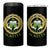 Funny Irish Beer Drinking St Patrick's Day Slainte 4 in 1 Can Cooler Tumbler Claddagh Ring Celtic Shamrock - Wonder Print Shop