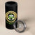Funny Irish Beer Drinking St Patrick's Day Slainte 4 in 1 Can Cooler Tumbler Claddagh Ring Celtic Shamrock - Wonder Print Shop