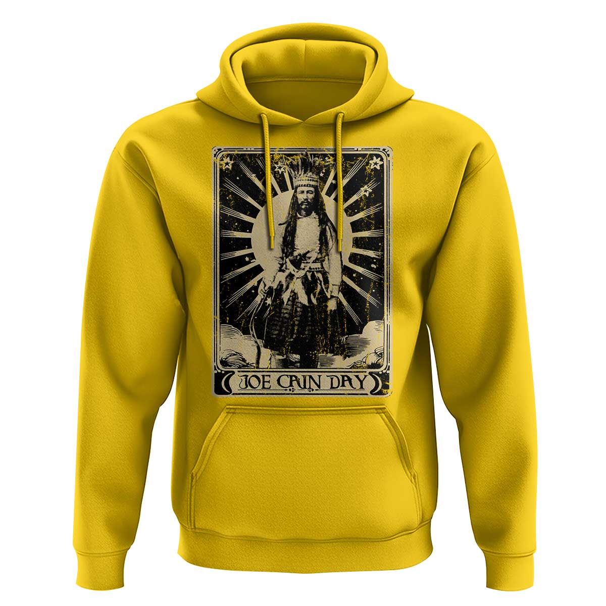 Funny Joe Cain Mardi Gras Hoodie Vintage Tarot Card