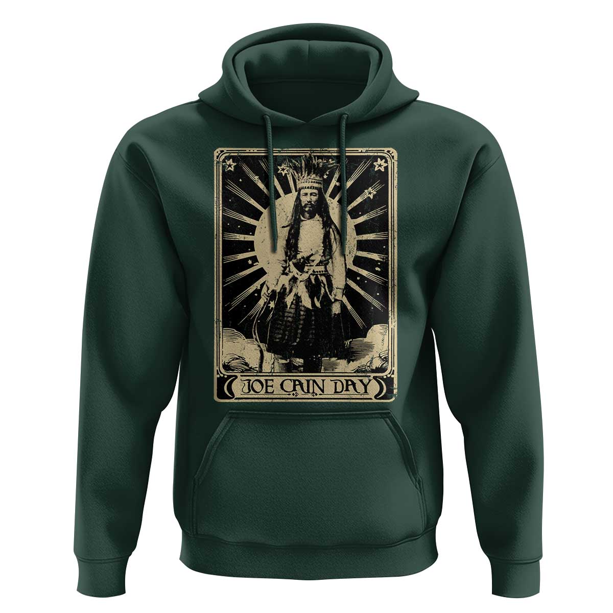 Funny Joe Cain Mardi Gras Hoodie Vintage Tarot Card