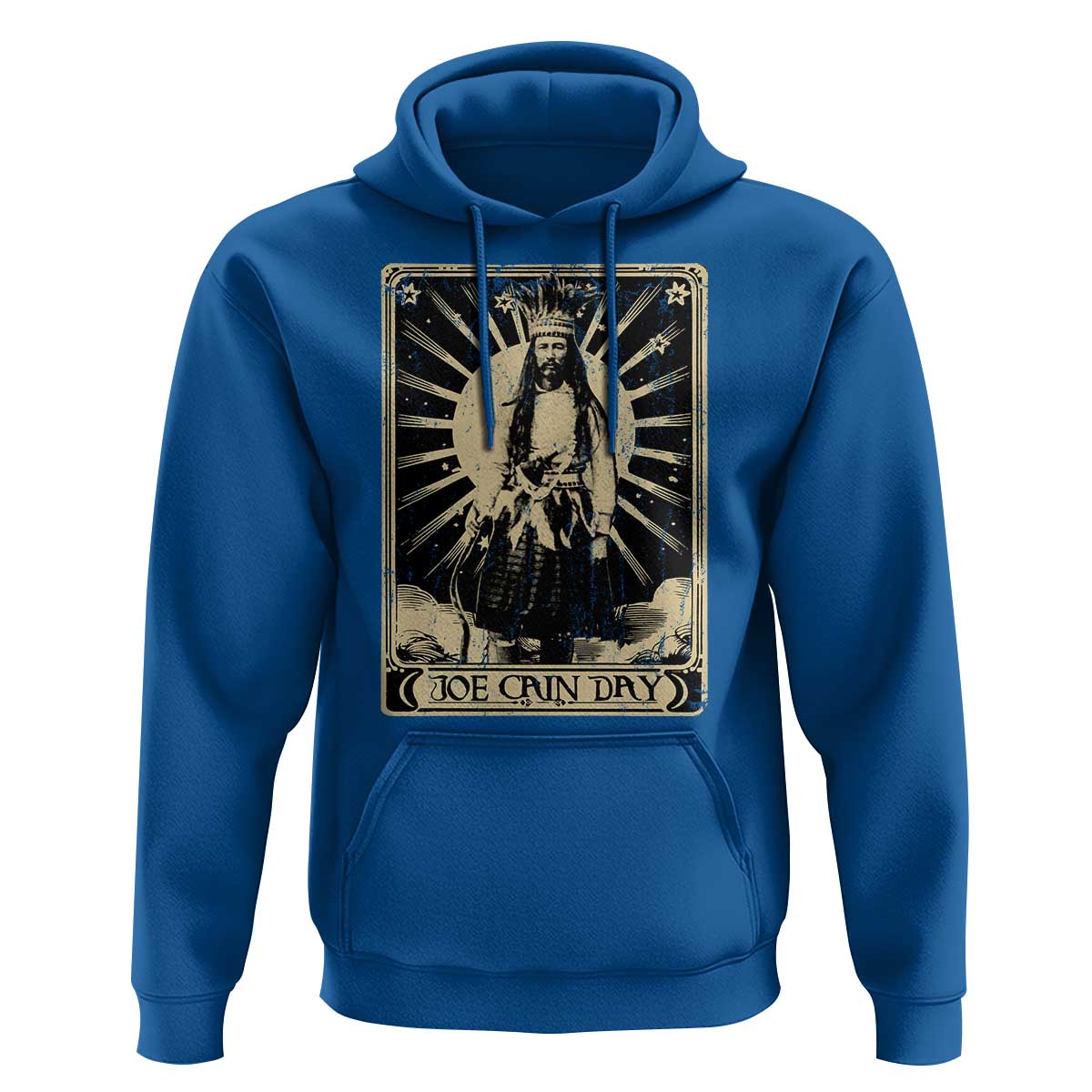 Funny Joe Cain Mardi Gras Hoodie Vintage Tarot Card