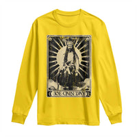 Funny Joe Cain Mardi Gras Long Sleeve Shirt Vintage Tarot Card