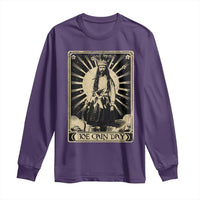 Funny Joe Cain Mardi Gras Long Sleeve Shirt Vintage Tarot Card