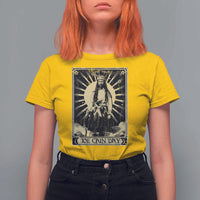 Funny Joe Cain Mardi Gras T Shirt For Women Vintage Tarot Card