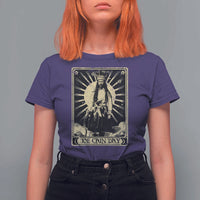 Funny Joe Cain Mardi Gras T Shirt For Women Vintage Tarot Card