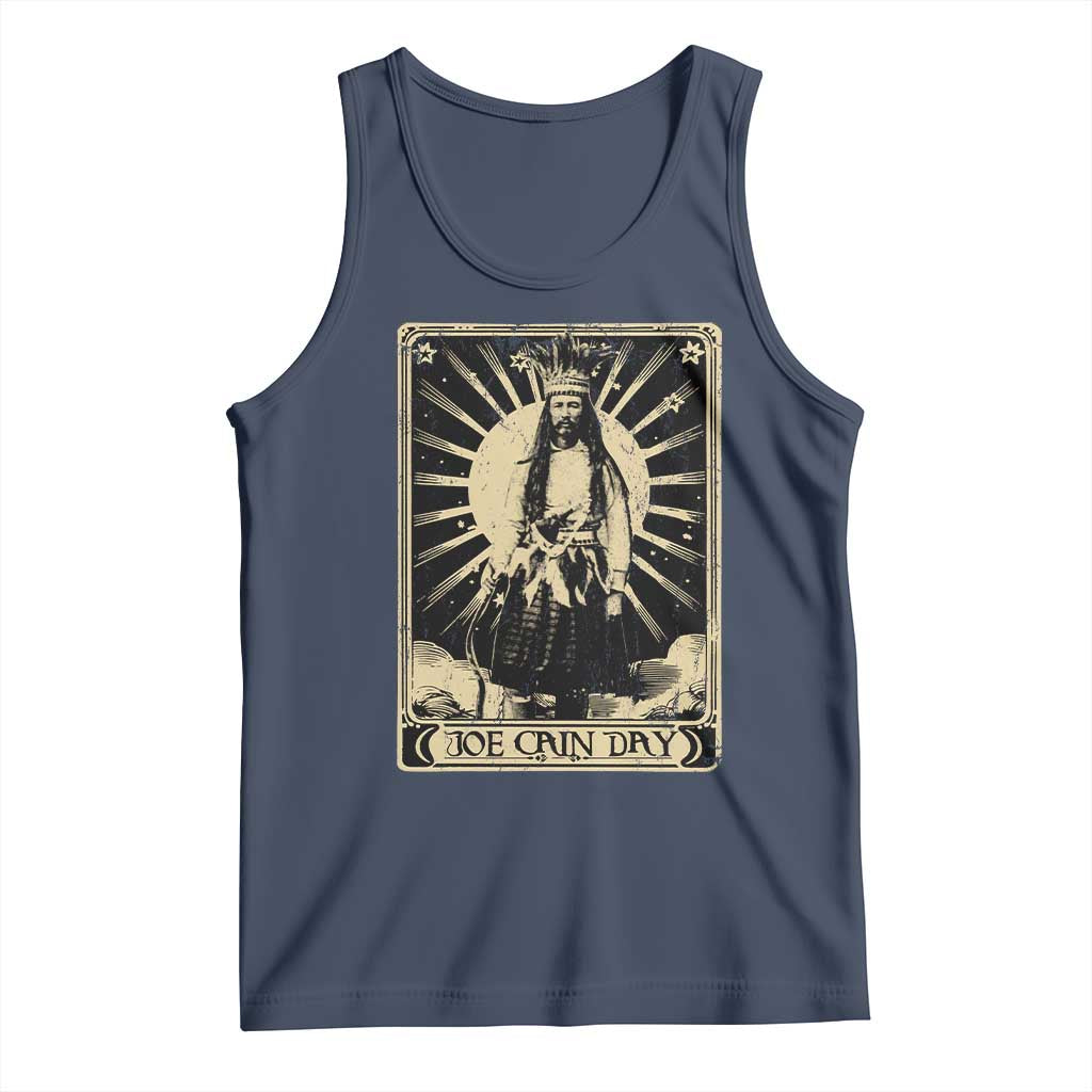 Funny Joe Cain Mardi Gras Tank Top Vintage Tarot Card
