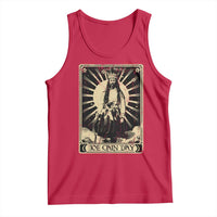 Funny Joe Cain Mardi Gras Tank Top Vintage Tarot Card
