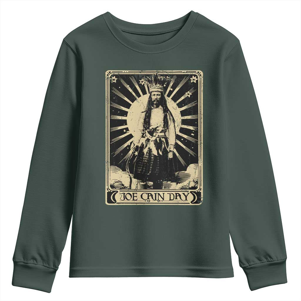 Funny Joe Cain Mardi Gras Youth Sweatshirt Vintage Tarot Card