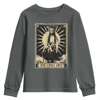 Funny Joe Cain Mardi Gras Youth Sweatshirt Vintage Tarot Card