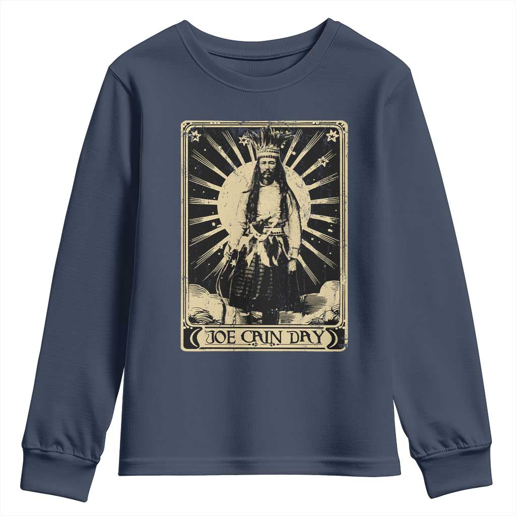 Funny Joe Cain Mardi Gras Youth Sweatshirt Vintage Tarot Card