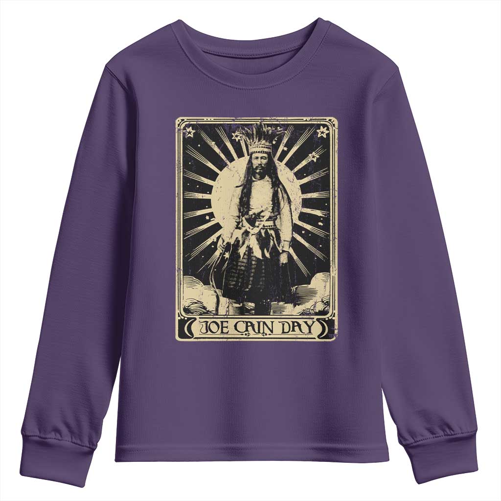 Funny Joe Cain Mardi Gras Youth Sweatshirt Vintage Tarot Card