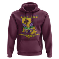 Funny Mardi Gras Let The Shenanigans Begin Hoodie Louisiana Map