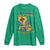 Funny Mardi Gras Let The Shenanigans Begin Long Sleeve Shirt Louisiana Map