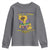 Funny Mardi Gras Let The Shenanigans Begin Youth Sweatshirt Louisiana Map
