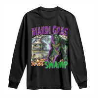 Funny Mardi Gras Rougarou Long Sleeve Shirt Mardi Gras In Da Swamp Cryptids Of Louisiana