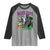 Funny Mardi Gras Rougarou Raglan Shirt Mardi Gras In Da Swamp Cryptids Of Louisiana