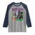 Funny Mardi Gras Rougarou Raglan Shirt Mardi Gras In Da Swamp Cryptids Of Louisiana