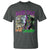 Funny Mardi Gras Rougarou T Shirt Mardi Gras In Da Swamp Cryptids Of Louisiana