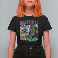 Funny Mardi Gras Rougarou T Shirt For Women Mardi Gras In Da Swamp Cryptids Of Louisiana