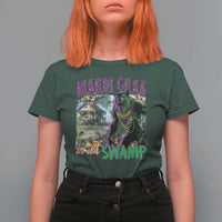 Funny Mardi Gras Rougarou T Shirt For Women Mardi Gras In Da Swamp Cryptids Of Louisiana