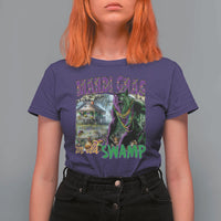 Funny Mardi Gras Rougarou T Shirt For Women Mardi Gras In Da Swamp Cryptids Of Louisiana