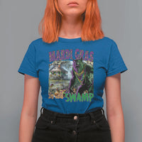 Funny Mardi Gras Rougarou T Shirt For Women Mardi Gras In Da Swamp Cryptids Of Louisiana