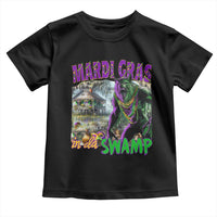Funny Mardi Gras Rougarou Toddler T Shirt Mardi Gras In Da Swamp Cryptids Of Louisiana