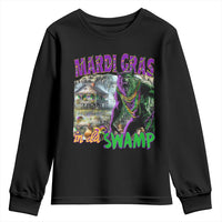 Funny Mardi Gras Rougarou Youth Sweatshirt Mardi Gras In Da Swamp Cryptids Of Louisiana