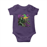 Funny Mardi Gras Rougarou Baby Onesie Cryptids Of Louisiana Jester Hat