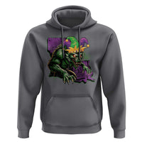 Funny Mardi Gras Rougarou Hoodie Cryptids Of Louisiana Jester Hat