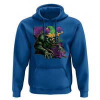Funny Mardi Gras Rougarou Hoodie Cryptids Of Louisiana Jester Hat