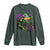 Funny Mardi Gras Rougarou Long Sleeve Shirt Cryptids Of Louisiana Jester Hat