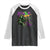 Funny Mardi Gras Rougarou Raglan Shirt Cryptids Of Louisiana Jester Hat
