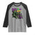 Funny Mardi Gras Rougarou Raglan Shirt Cryptids Of Louisiana Jester Hat