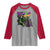 Funny Mardi Gras Rougarou Raglan Shirt Cryptids Of Louisiana Jester Hat